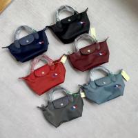 2023 new Longchamp 2021 New Classic fashion color matching Logo nylon cow leather material mini cross-body handbag shoulder bag