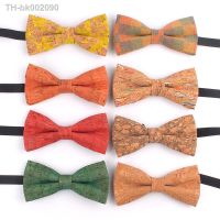 ❁﹍⊙ Fashion Wood Bow Ties For Men Novelty Male Bark Grain Bowtie For Wedding Party Man Neck Wear Accessories Gifts Men Bow Tie