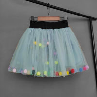 Kids Girls Princess Tutu Skirts Sweet Babys Girl Soft Tulle Pompom Ball Puff Skirt Kids Girl High Waist tiskirt Skirt