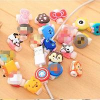 10pcs Disney Cartoon Phone USB cable protector for iphone cable chompers cord animal bite charger holder organizer protection