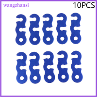 Wangzhansi สายเต็นท์ปรับได้10ชิ้นตะขอยึดเชือกประเภท S Tensioners ชุดเครื่องยึดกลางแจ้งเต็นท์แคมปิ้งรักษาความปลอดภัย