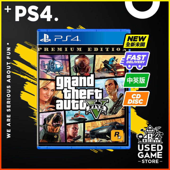 Grand Theft Auto V - Premium Online Edition (PS4)