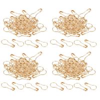 Gourd Hooks Calabash Shape Safety Pins Swing Tag 400 Pcs Gold Tone