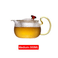 300550ML Heat Resistant Glass Teapot Tea Infuser Thickened Glass Heat Resistant Water Jug Pot 6pcs Coffee Mug Milk Cup Gift