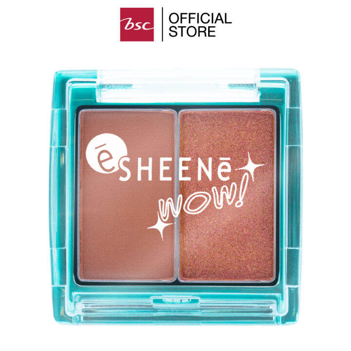 sheene-wow-face-color-บลัชออนคู่ชิมเมอร์เนื้อแมตต์-เนื้อเนียน-นุ่มด้วย-color-base-powder-เกลี่ยง่าย-ไม่เป็นฝุ่น-สีสดชัด-ติดทนนาน