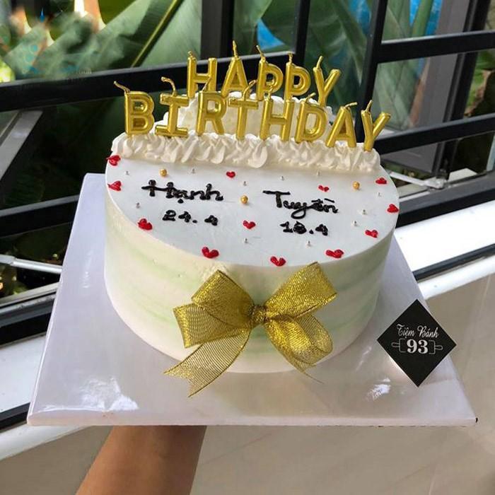 Nến Sinh Nhật Cho Bé  Nến Chữ Happy Birthday  Gold