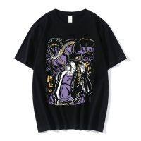 อะนิเมะผจญภัย Jojo Bizarre Tshirt Men Jotaro Star Platinum มังงะ Graphic เสื้อยืดผู้ชายแฟชั่นผู้หญิงแขนสั้นเสื้อลำลอง เสื้อยืดลำลองฤดูร้อน S-5XL