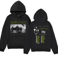 Deftones 2022 Tour Hoodie Punk Rock Vintage Band Black Sweatshirt Mens Gothic Hip Hop Long Sleeve Pullover Streetwear Unisex Size XS-4XL