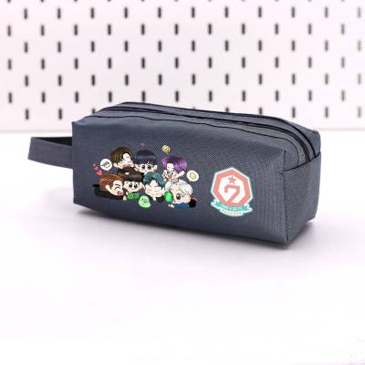 GOT7 Jay B JinYoung style peripheral pencil case student pencil storage bag large capacity pen bag personality