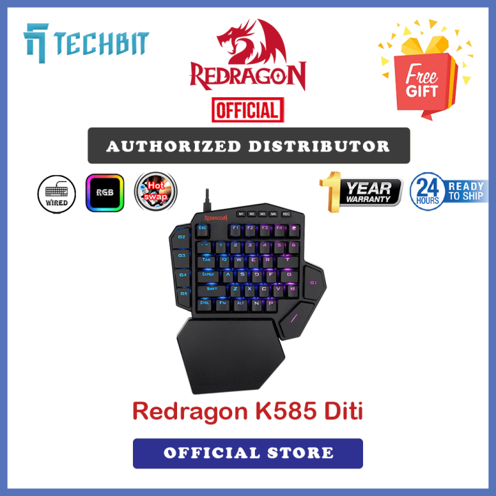 Redragon K585 Diti 42 Keys One handed Compact Mechanical Gaming ...