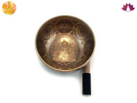 ขันทิเบตแฮนด์เมด ขนาด19.2ซม. น้ำหนัก1058กรัม ชามทำสมาธิแฮนด์เมด Tibetan Handmade Singing Bowl