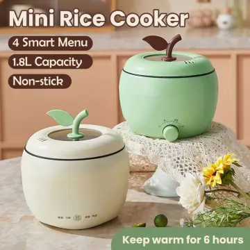 Electric Rice Cooker - Non-Stick Removable Bowl, Keep Warm Function 1.0L to  1.8L