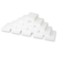 20pcs 100x60x20mm White Melamine Sponge Magic Sponge Eraser For Kitchen Office Bathroom Clean Accessory/Dish Cleaning Nano