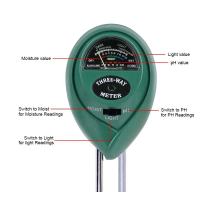 ‘；。、】= Soil Moisture Sensor Meter Detector Metal Probe Gardening Plant Flower Water Analyzer Test Instrument Hygrometer Tool