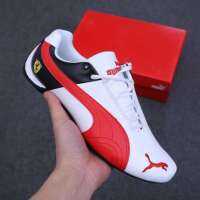 2023 2022 New[Original✅] PM* Leisure Leather Mens running shoes Ferrarii Racing shoes Genuine Leather Flat Shoes Trendy Shoes {Free Shipping}