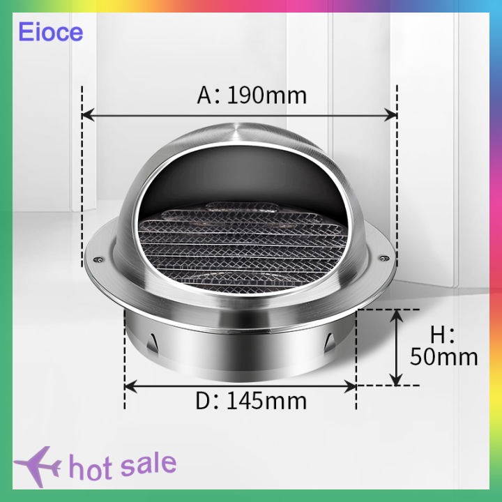 Eioce Vent Cover Duct Vent Dryer Exhaust Vent Wall Vent Stainless   D28be4fb608e0efaf2dee33df46b4d35  720x720q80 