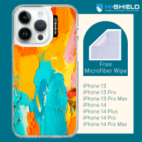 HI-SHIELD Stylish เคสใสกันกระแทก iPhone รุ่น Paint1 [เคส iPhone14][เคส iPhone13]
