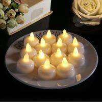 ۞卍▤ 12pcs/set Led Candles with Flickering Flame Candles Lamp Decoration Waterproof Flameless Lights for Birthday Party Wedding Decor