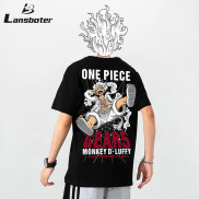 Lansboter T-shirt men s crew neck loose T