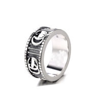 new trend 100 sterling silver fashion high quality men and women ring retro style tiger skull design