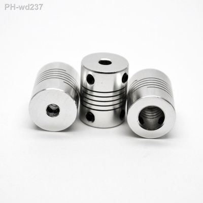 1PCS 3D Printers Parts Aluminium CNC Motor Jaw Shaft Coupler 5mm To 8mm Flexible Coupling OD19 L25mm