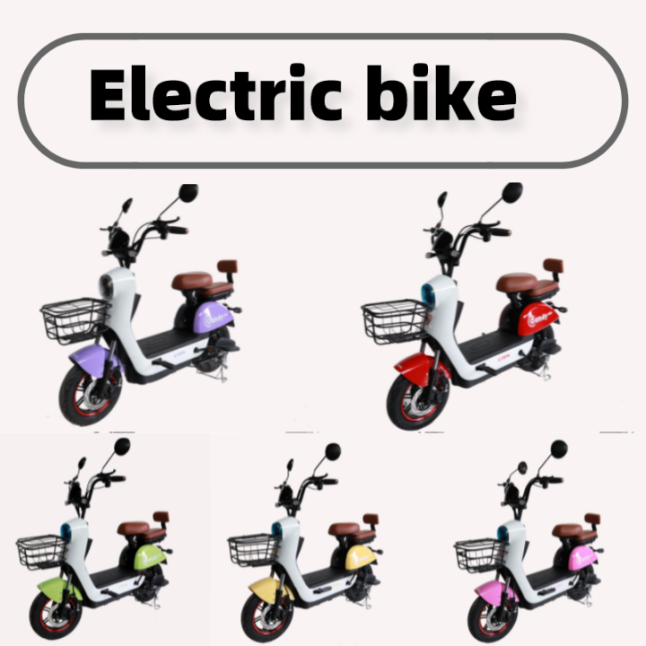 รถไฟฟ้า-ผู้ใหญ่-จักรยานไฟฟ้า-electric-bike-มีกระจกมองหลัง-ไฟหน้า-ไฟเลี้ยว-500w-แบตเตอรี่-48v-12aระบบกุญแจและรีโมทล้ออลูมิเนียมอัลลอย