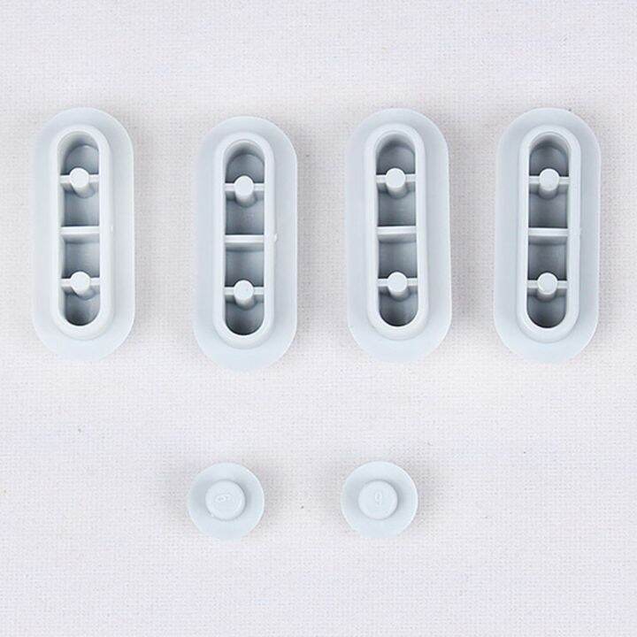 [Hot K] 6*Universal Toilet Seat Buffers Pack EVA White Stop Bumper