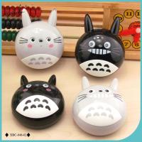 【❂Hot On Sale❂】 heg63l0 Lymouko ออกแบบการ์ตูนน่ารักเพื่อนบ้าน Totoro กระจกคอนแทคเลนส์สำหรับชุดยึดชุดคอนแทคเลนส์ Es กล่อง