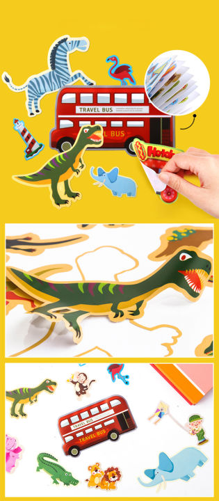 joan-miro-สติ๊กเกอร์ของเล่นเด็กลอกใช้ซ้ำได้-reusable-sticker-pad