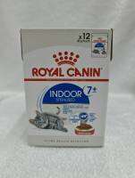 Royal Canin Indoor7+ Pouch Gravy x 12ซอง - โรยัล คานิน อาหารเปียก ในเกรวี สำหรับแมว เลี้ยงในบ้าน อายุ 7ปี+ (85กรัม/ซอง) จำนวน 12 ซอง