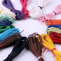 10 meters 1.5MM Waxed Leather Thread Wax Cotton Cord String Strap Necklace Rope Bead For shamballa Bracelet 17 Colors Choice