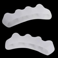 ♣☃► Five Toe Splitter Silicone Toe Protector Silicone Gel Foot Fingers Toe Separator Bunion Adjuster Feet Pads Relief Foot Pain