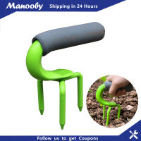 Manooby 3กรงเล็บดินในสวนการคลายส้อมขุดทำให้กลัวเครื่องมือสวนเหล็กแมงกานีสเครื่องเติมอากาศด้วยตนเอง