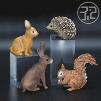 （READYSTOCK ）? Hedgehog Red Squirrel Cave Rabbit Hare White Rabbit Collecta Me You He Simulation Wild Animal Model Toys YY