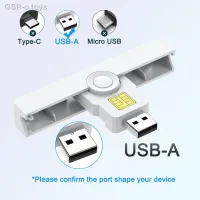 Oftil Leitor De Cartão USB Inteligente Portil Acesso Comum ID Çac 2.0 Tipo-C Para Certificado Segurana