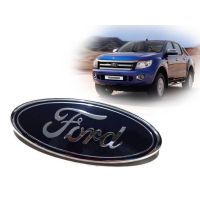 *โปรโมชั่นสุดคุ้ม* LOGO FORD หน้ากระจังหน้าสัญลักษณ์แผ่นโลโก้ 2012-2018  ขนาด 9x22.5