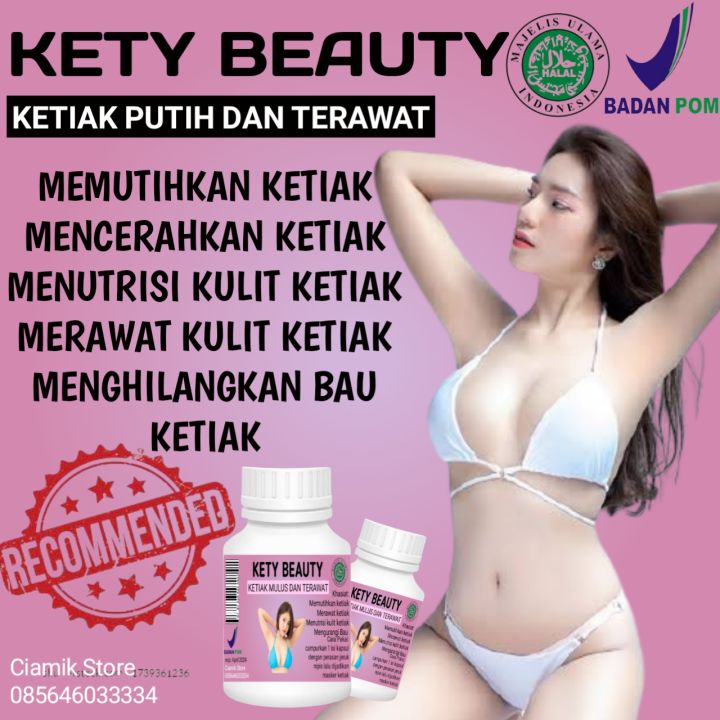 Suplemen Pemutih Ketiak Herbal Alami Mencerahkan Kulit Ketiak Area