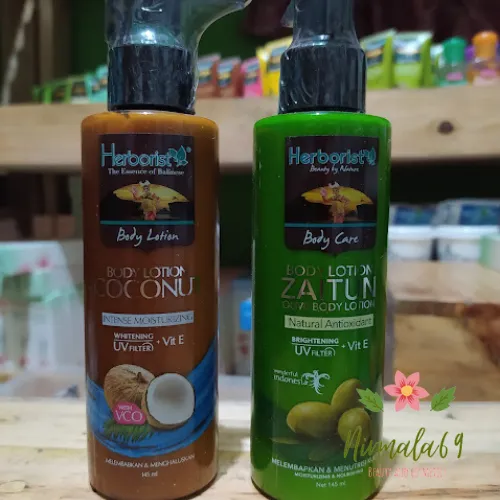 Herborist Body Lotion Zaitun 145ml/coconut/henbodi pewangi kulit