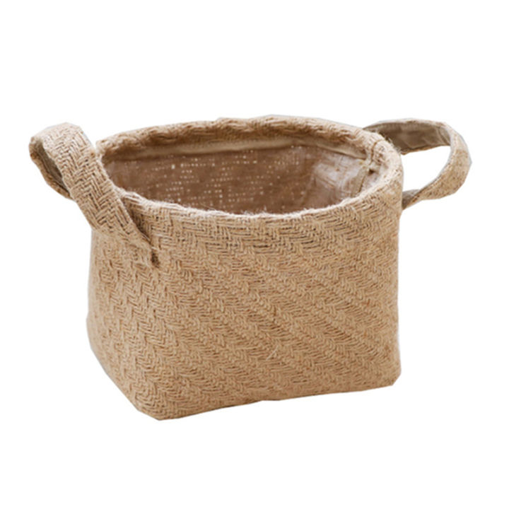 jute-woven-storage-basket-rope-pot-dirty-clothes-laundry-basket-large-capacity-portable-sundries-storage-box