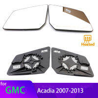 ด้านข้างกระจกมองหลังความร้อนกระจกอุ่นเลนส์ Fit สำหรับ GMC Acadia 2007-2013อุปกรณ์เสริม