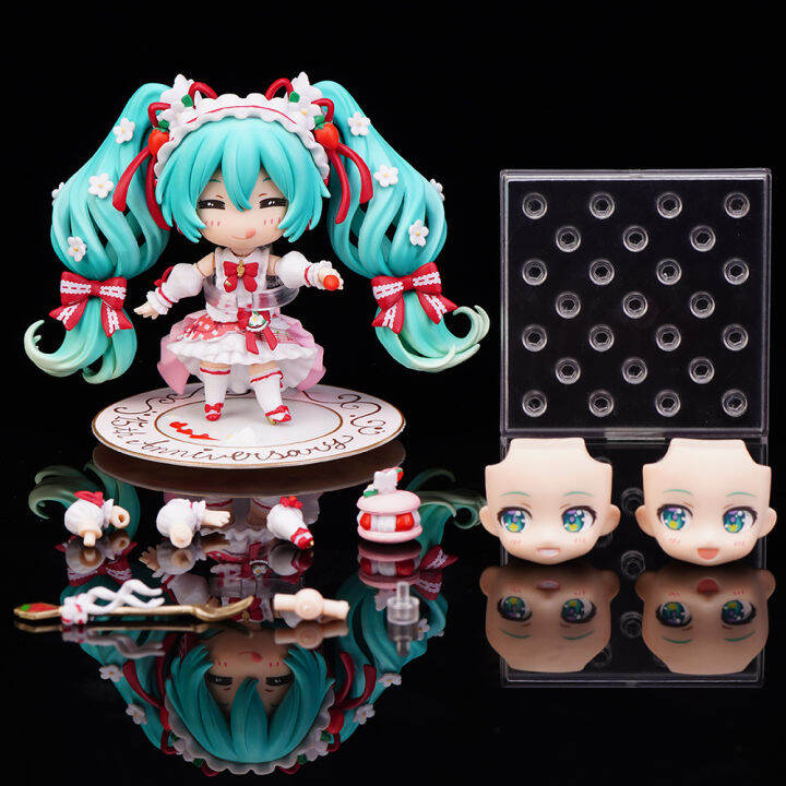 ของเล่นเด็กในตลาด10cm-nendoroid-1939-hatsune-miku-15th-ครบรอบ-gsc-kawaii-ภาพอนิเมะ-collectible-ของเล่นแอ็คชันโมเดล