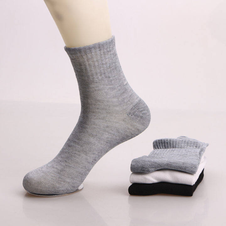 ราคาถูกผู้ชายถุงเท้ากีฬาถุงเท้าถุงเท้าผู้ชายสีทึบถุงเท้าถุงน่อง-socks