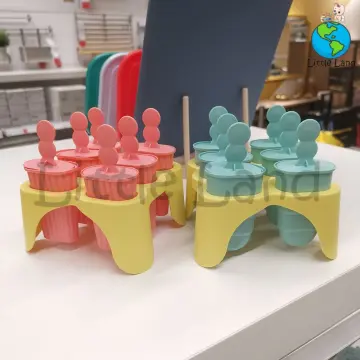 UPPFYLLD Ice pop maker, pop-up turquoise/pink, 6 - IKEA