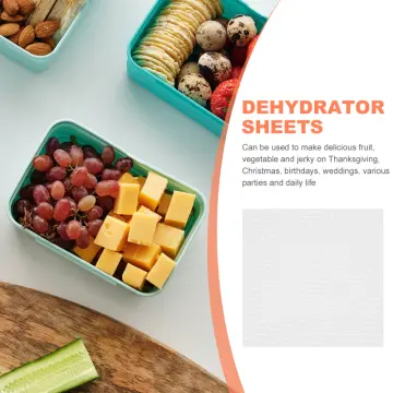 Dehydrator Sheets Silicone Reusable Fine Mesh for Fruit Dehydrator Tray  Liner Food Dehydrator & Freeze Dryer Baking & Cookie Sheets Baking Tools &  Accessories Non Stick Silicone Mesh for Fruit 