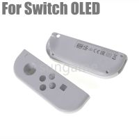 1set Replacement White Housing Joy-Con Case Set For Switch OLED Console Right Left Controller Shell with Middle Frame Controllers