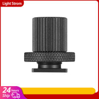 AMBITFUL 1/4 Screw Hot Shoe Mount Adapter พร้อม 1/4 Screw Barrel Nut Nut สำหรับกล้อง LED Light Monitor-orefq3765