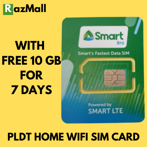 (PLDT HOME) SMART BRO PREPAID WIFI SIM with free 10GB load - RazMall ...