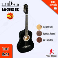 Landwin Acoustic Guitar กีตาร์โปร่ง กีต้าร์โปร่ง 12 ข้อ 37 นิ้ว รุ่น LW-3992 BK