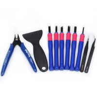 【YP】 10pcs tools kits Repair knife Spade clipper for model deburring Clean-up a8 cr10 ender 3 anycubic UV tornado 3d printer