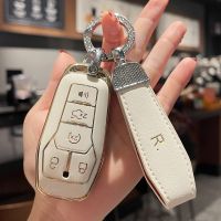 【Wrist watch】 Fashion Tpu Car Cover Fob for Fusion Mondeo F 150 2015 2016 2017 2018 Leather Keychain ！